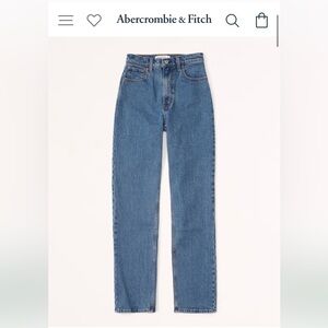 Abercrombie 90s straight leg jeans